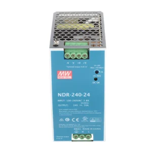 منبع تغذیه 24 ولت 10 آمپر NDR-240-24