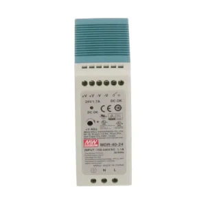 منبع تغذیه 24 ولت 1.7 آمپر MDR-40-24