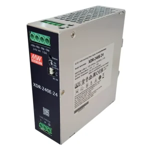 منبع تغذیه 24 ولت 10 آمپر XDR-240E-24 23 XDR-240E-24