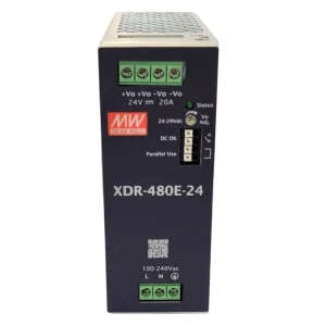منبع تغذیه 24 ولت 20 آمپر XDR-480E-24